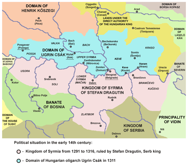 Kingdom of Srem of Stefan Dragutin (1291–1316)