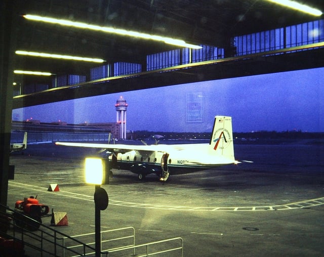 Nord 262 of Tempelhof Airways, Airport Tempelhof, 1988