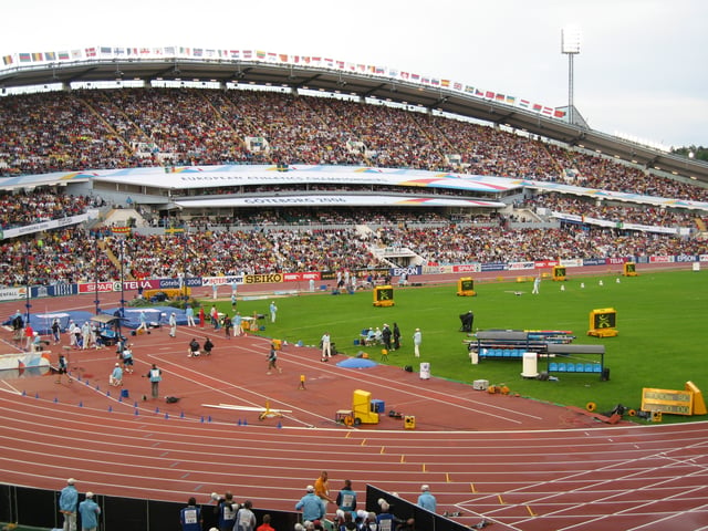 The 2006 European Athletics Championships at the Ullevi Stadium