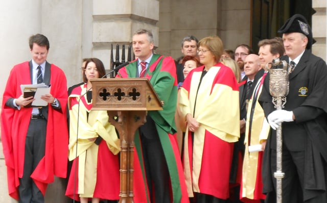 Announcement of Fellow and Scholars at Trinity College Dublin on Trinity Monday 2013