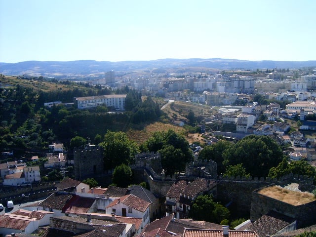 Bragança seen from the Castle of Bragança