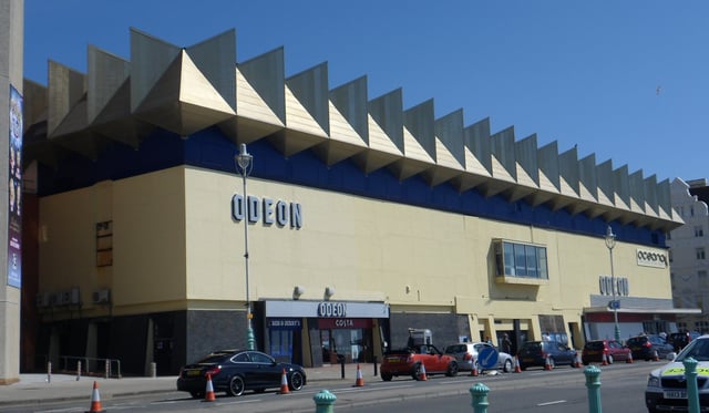 Odeon Kingswest on Brighton seafront opened in 1973