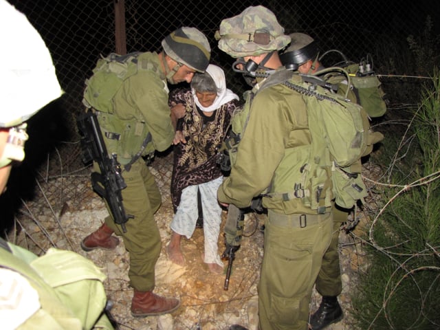 IDF soldiers rescued an eighty-year-old Lebanese woman, after she got tangled in the security fence on the northern border, on the Lebanese side