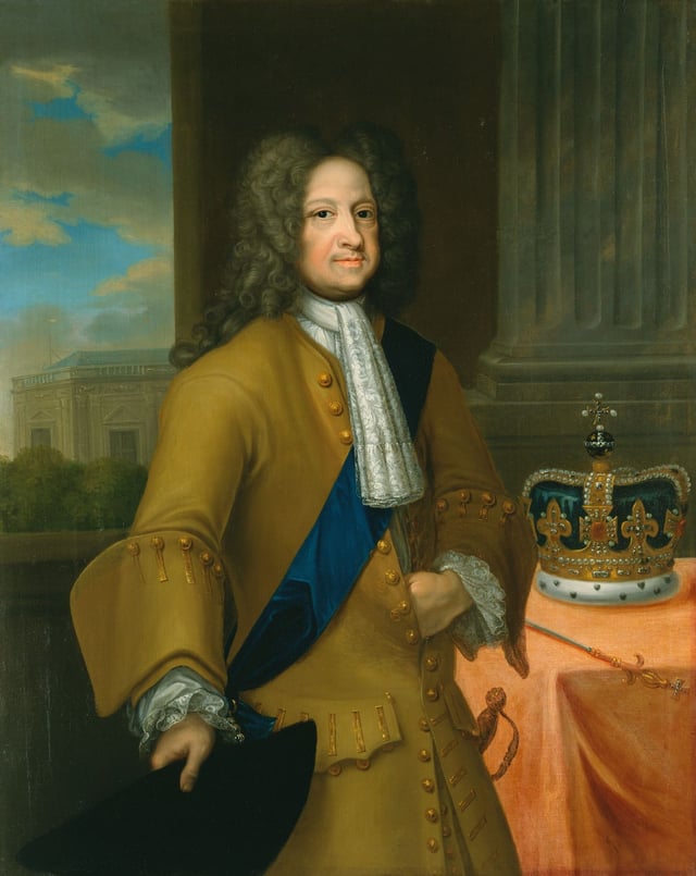 1720s portrait of George by Georg Wilhelm Lafontaine