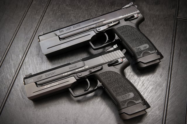 HK USP Elite and Expert 9mm with Merkle Tuning weights