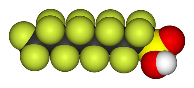 Perfluorooctanesulfonic acid, a key Scotchgard component until 2000