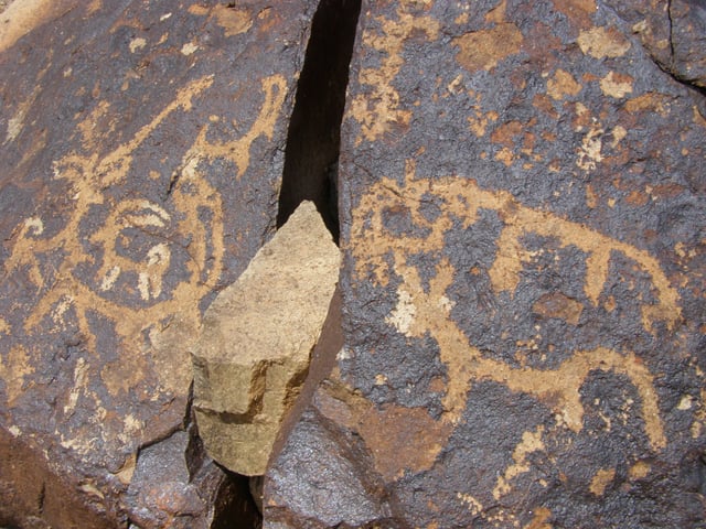 Petroglyphs in Ladakh, India