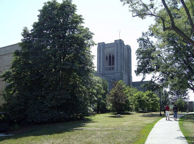 The Spencer Engineering Building is primarily used by Western's Faculty of Engineering. The faculty is one of eleven faculties at the university.