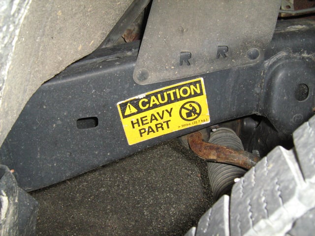 Replacement frame due to excessive rust on a 2000–03 Tundra