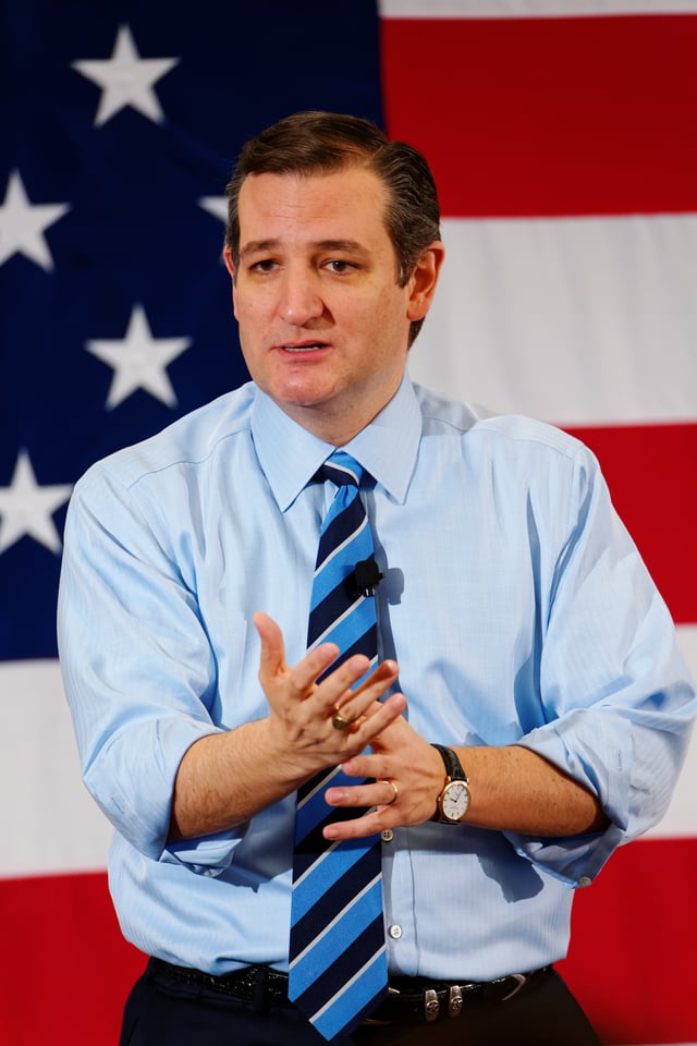 Ted Cruz in Nashua, New Hampshire, on April 17, 2015