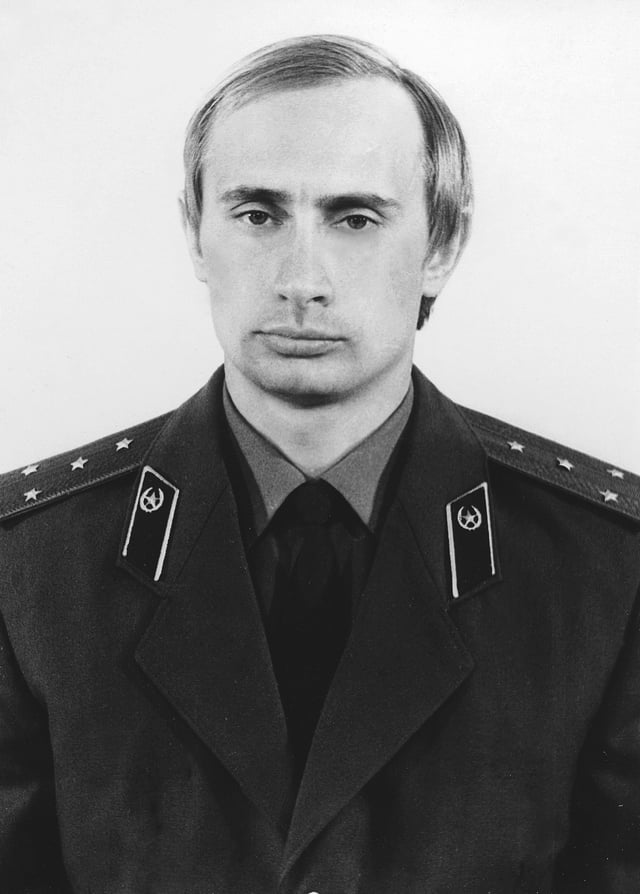 Putin in KGB,c. 1980