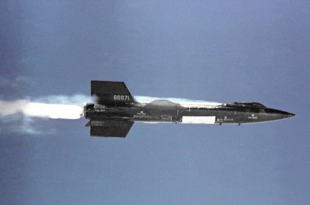 X-15 in powered flight