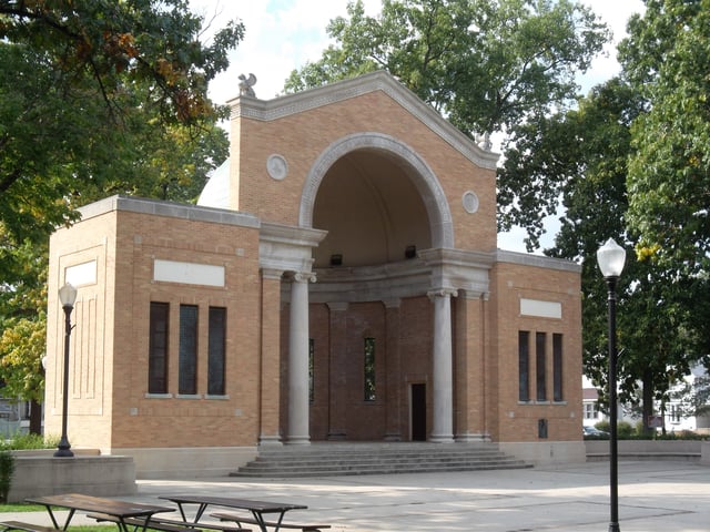 The Battell Park Historic District is one of nine sites in Mishawaka listed on the National Register of Historic Places