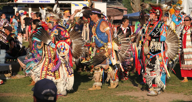 Red Cliff Indian Reservation in Wisconsin during their annual pow wow