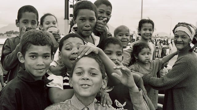 Cape Coloured children in Bonteheuwel