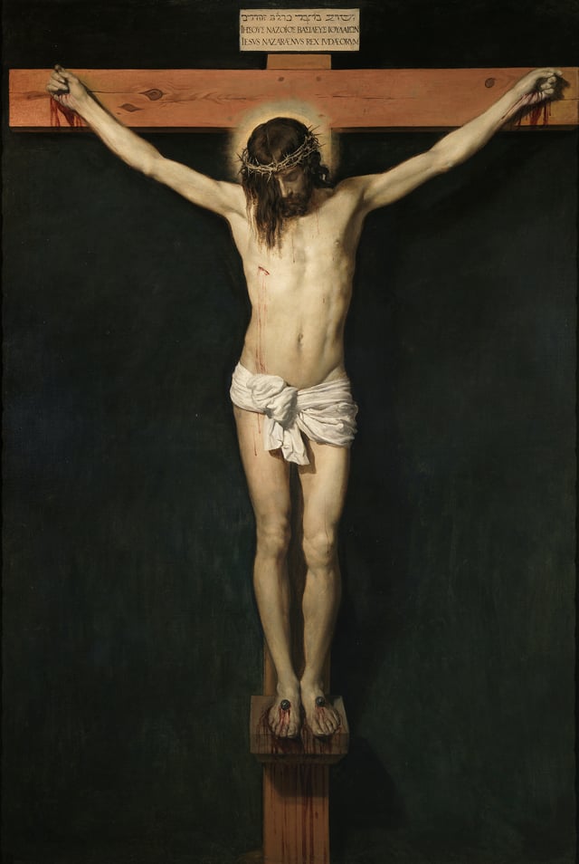 Crucifixion, representing the death of Jesus on the Cross, painting by Diego Velázquez, c. 1632