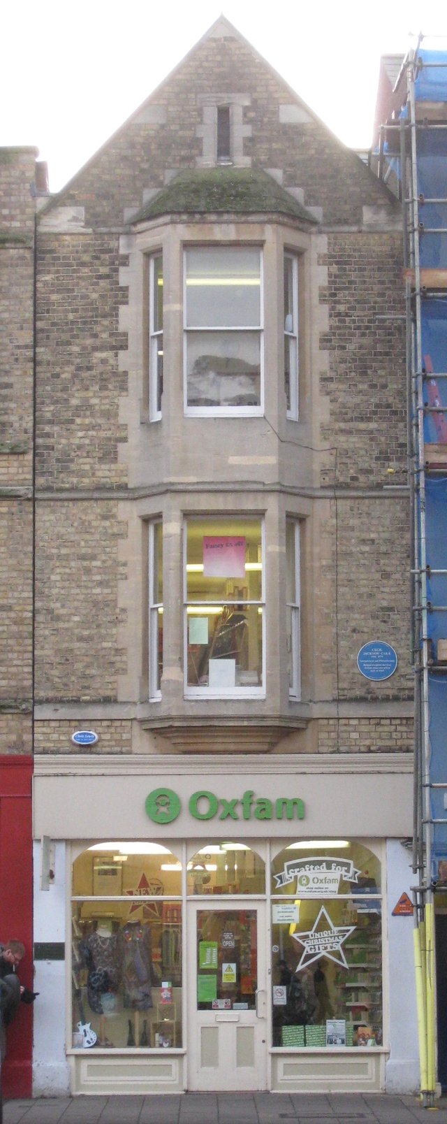 Original Oxfam shop at 17 Broad Street, Oxford