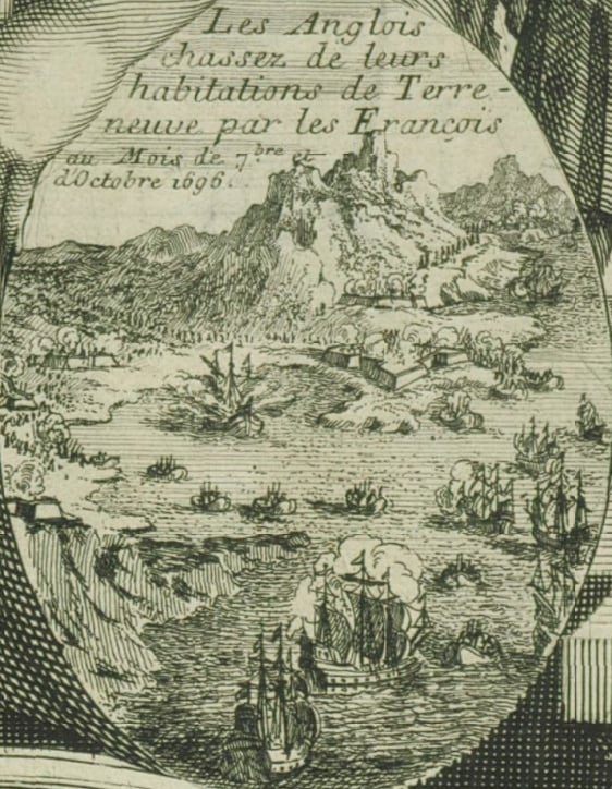 The French sack English settlements in Newfoundland during the Avalon Peninsula Campaign in 1696