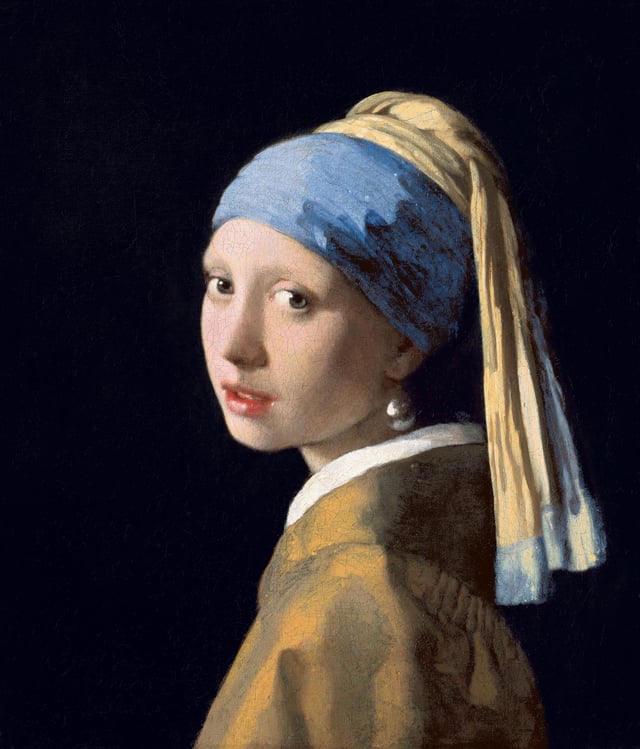 Girl with a Pearl Earring by Johannes Vermeer.