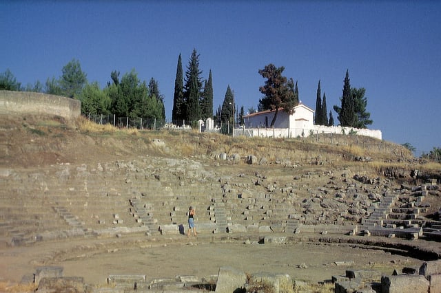 Ancient theatre of Orchomenus.