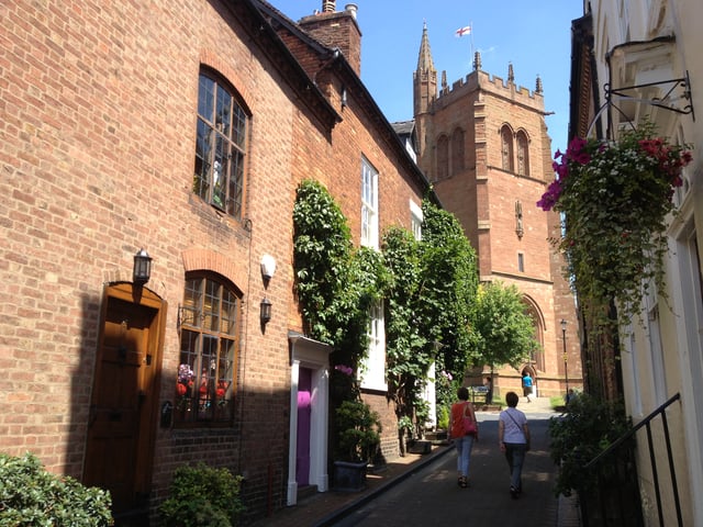 St Leonard's Church is a prominent historical landmark in Bridgnorth.