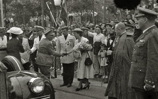 Franco's visit to Tolosa in 1948