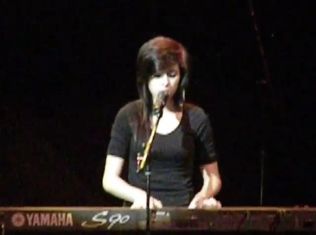 Grimmie performing in 2011