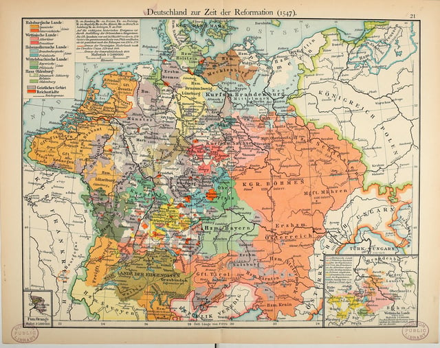 The Holy Roman Empire during the 16th century