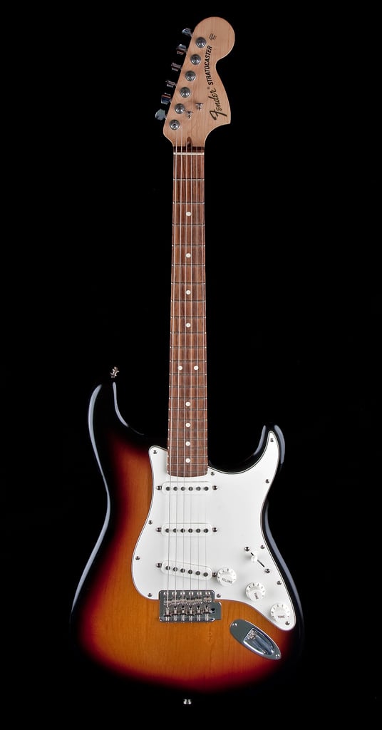 Fender Stratocaster has one of the most often emulated electric guitar shapes
