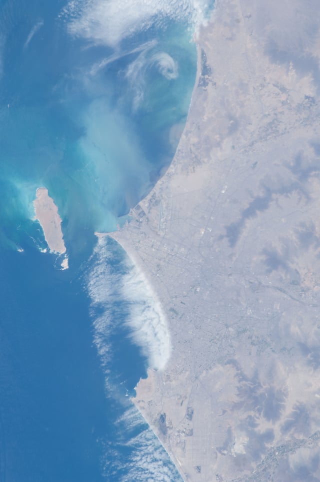 Lima as seen from the International Space Station