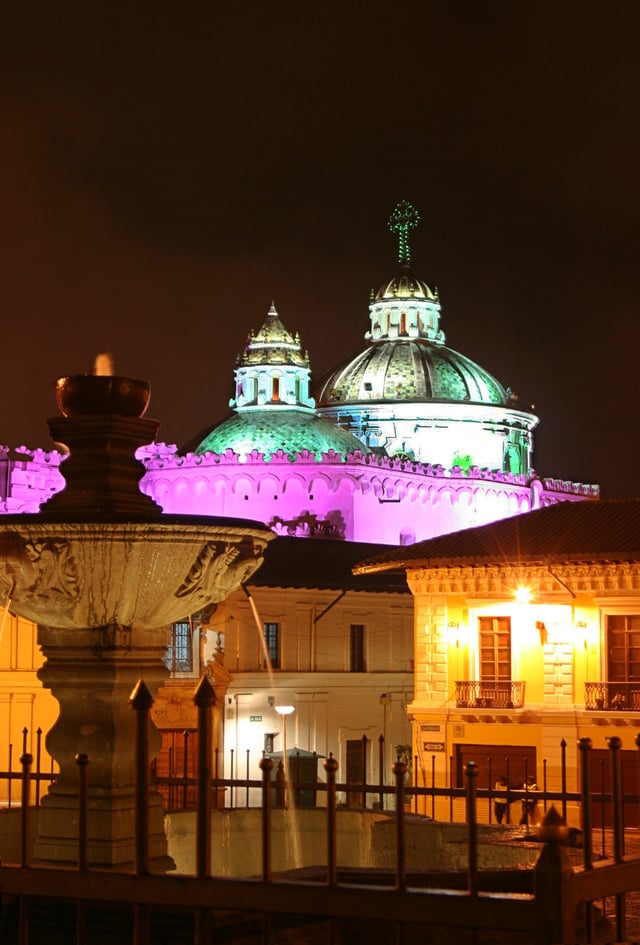 The Church of El Sagrario in the historic center