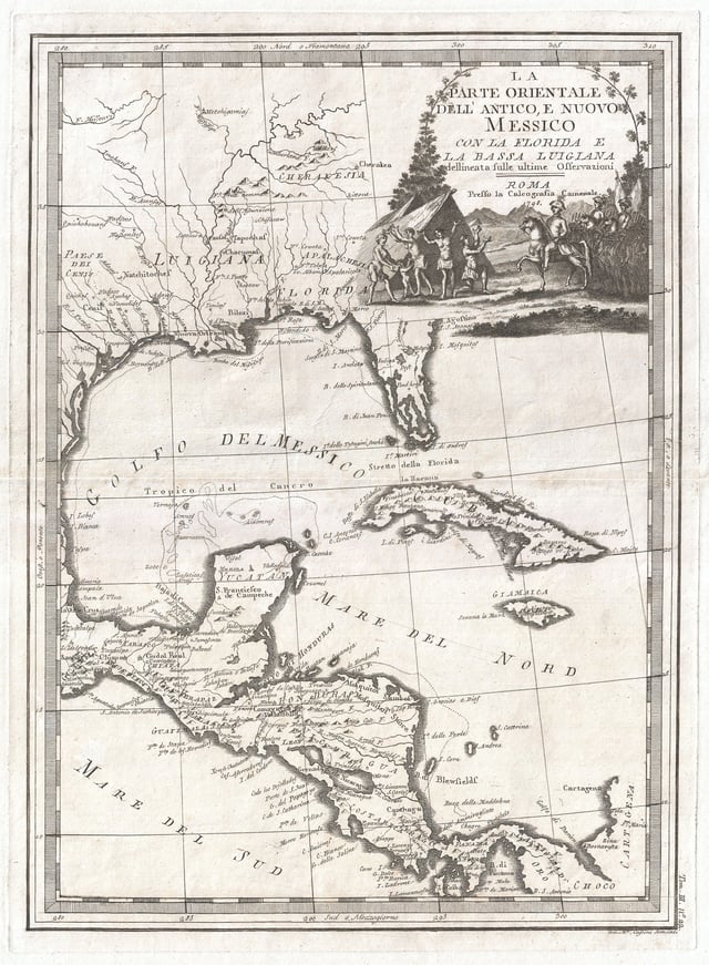 Central America, 1798