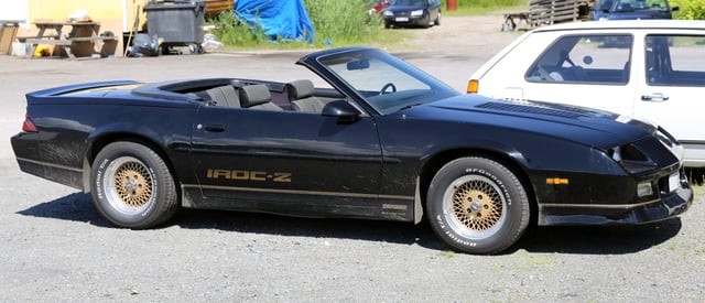 1988 Camaro IROC-Z convertible