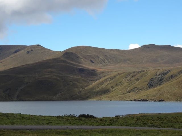 A lake in the Andes Mountains