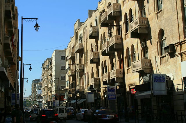 Boulevard de France, renamed after Shukri al-Quwatli upon the independence of Syria