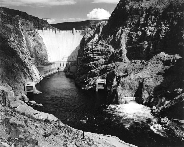 The Hoover Dam by Ansel Adams, 1942