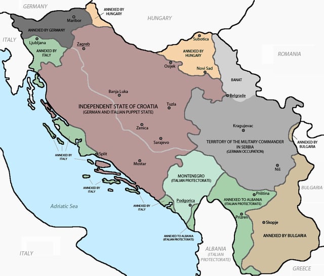 Occupation and partition of Yugoslavia, 1941–43
