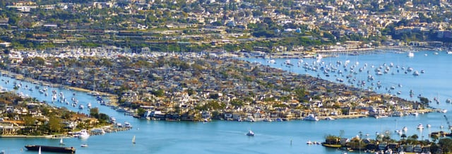 Balboa Island, Newport Beach California. January 2013