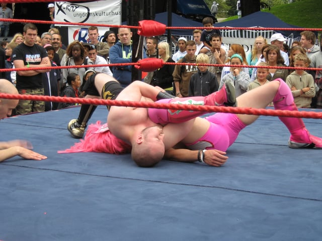 An example of pinfall