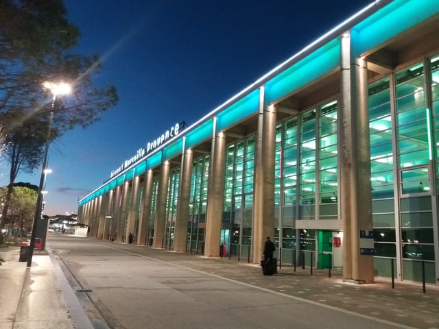 Marseille Provence Airport, the fifth busiest in France.