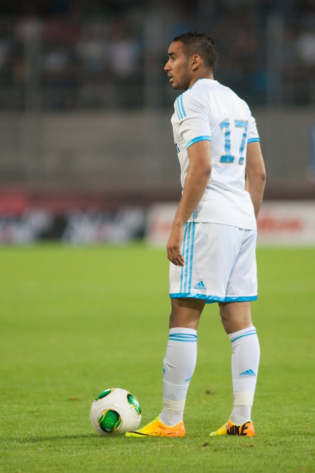 Payet playing for Marseille, 2013