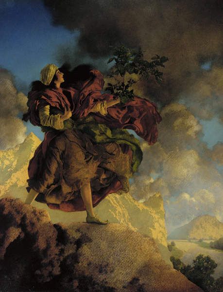 The story of Princess Parizade and the Magic Tree by Maxfield Parrish, 1906