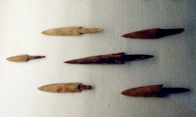 Bone Arrowheads, Peiligang culture (7000–5000 BC)