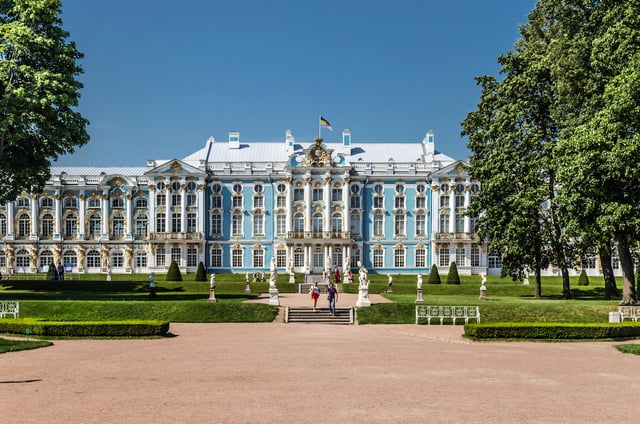 The Catherine Palace by Bartolomeo Rastrelli (1752-)