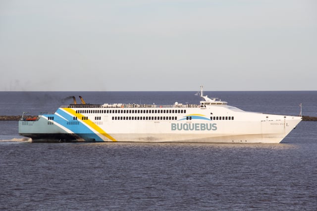 Buquebus high-speed ferries connect Buenos Aires to Uruguay