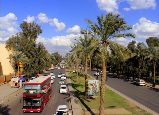 A street in Baghdad, 2015