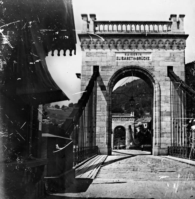 Kaiserin Elisabeth Bridge, c. 1890.