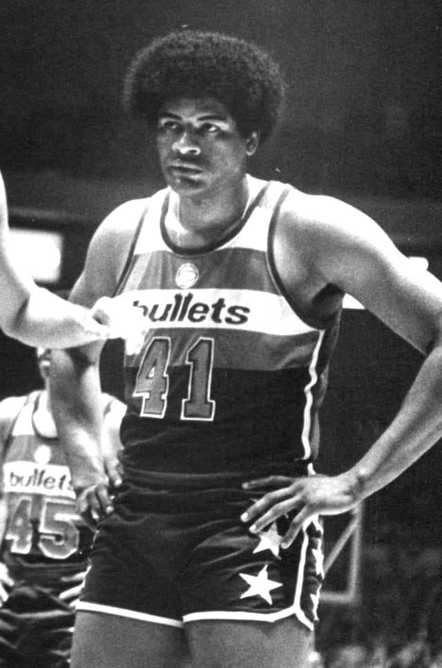 Wes Unseld, who won the NBA Rookie of the Year, NBA Regular Season MVP, and NBA Finals MVP awards, played all 13 seasons of his career with the Bullets.
