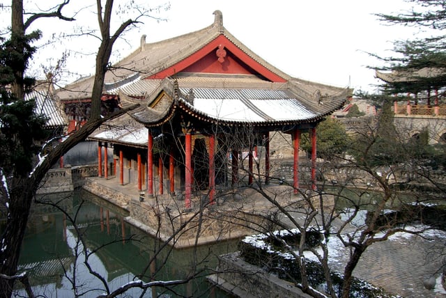 A typical Chinese pavilion located in Xi'an