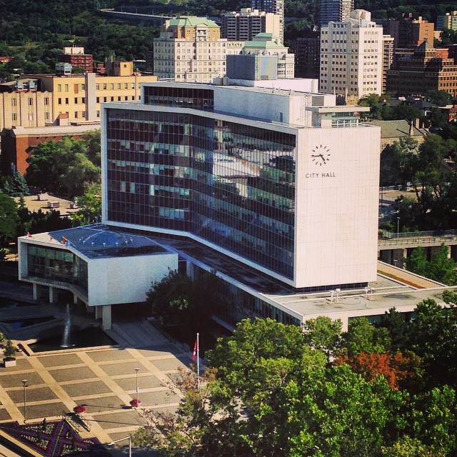Hamilton City Hall is the seat of municipal government.